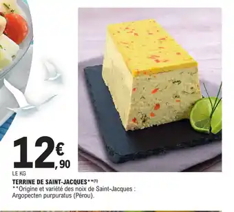 E.Leclerc TERRINE DE SAINT-JACQUES**(1) offre