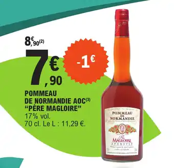 E.Leclerc POMMEAU DE NORMANDIE AOC(³) "PÈRE MAGLOIRE" offre