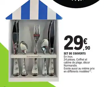 E.Leclerc SET DE COUVERTS offre