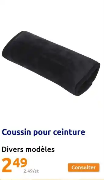 Action Coussin pour ceinture offre