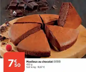 Bi1 Moelleux au chocolat (8)(10)(B) offre