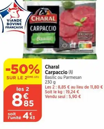 Bi1 Charal Carpaccio offre