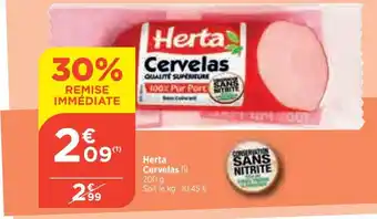 Bi1 Herta Cervelas offre