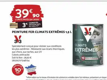 PEINTURE FER CLIMATS EXTRÊMES 1,5 L