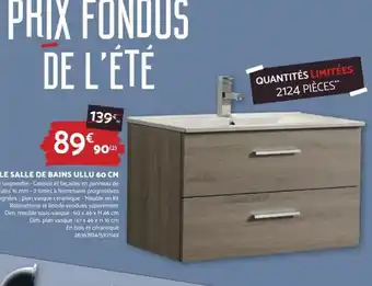 Bricomarché MEUBLE SALLE DE BAINS ULLU 60 CM offre