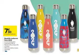 Carrefour Bouteille isotherme Paris 2024 offre