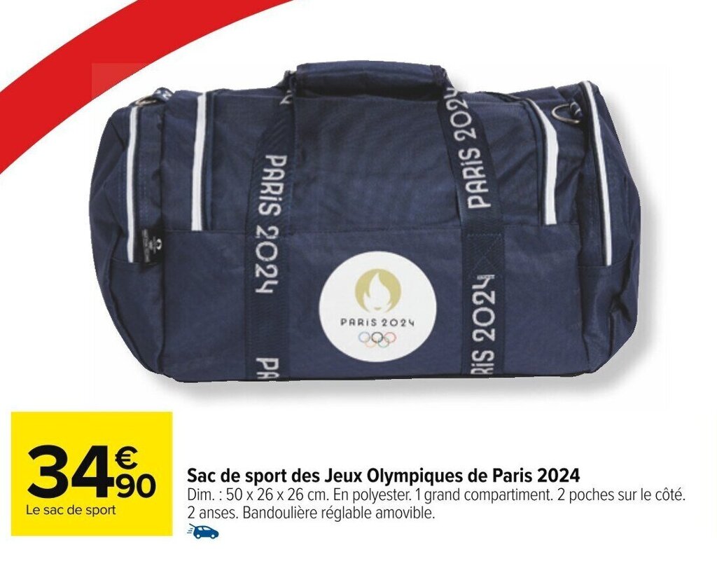 Sac de sport clearance carrefour