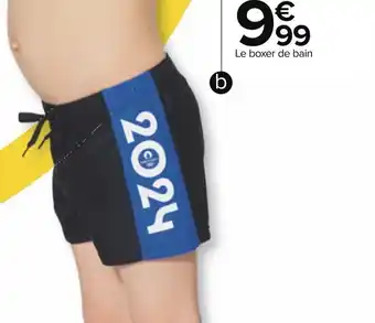 Carrefour Boxer de bain des Jeux Olympiques de Paris 2024 offre