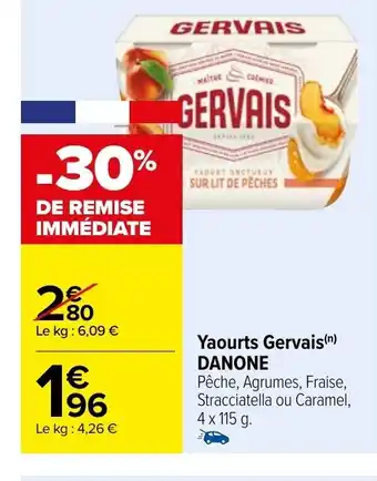 Carrefour Yaourts Gervais(n) DANONE offre