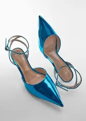 Chaussures à talons métallisés