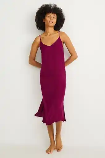 C&A Chemise de nuit en satin offre