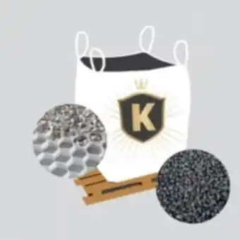 E.Leclerc Brico Kit gravier gris foncé + dalles stabilisatrices = 1 big bag gravier gris foncé aggly 6/10 1,5t [environ 20m2] + 20m2 dalles offre