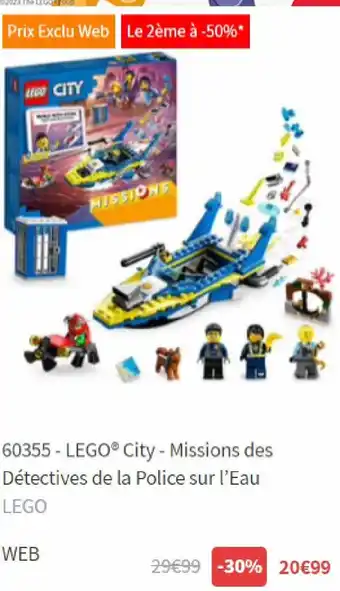 King Jouet Lego city offre