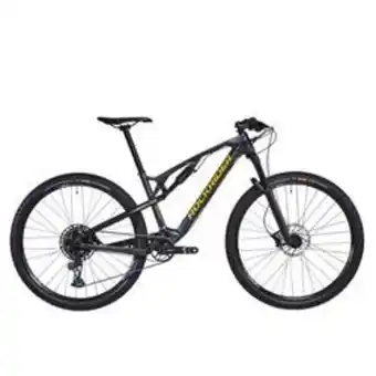 Vélo vtt cross country xc 500 s cadre carbone et aluminium gris