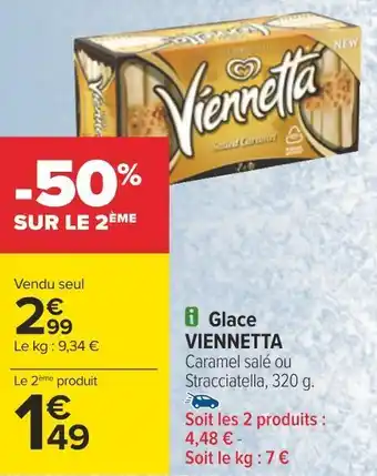 Carrefour Viennetta glace offre