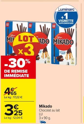Carrefour Market Lu mikado offre