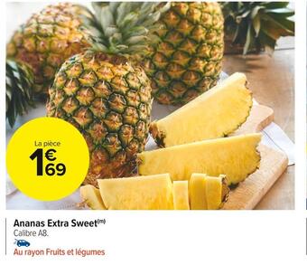 Carrefour Market Ananas extra sweet offre
