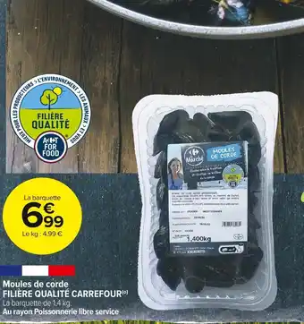 Carrefour Market Filière qualité carrefour moules de corde offre
