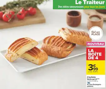 Carrefour 4 feuilletés vache qui rit offre