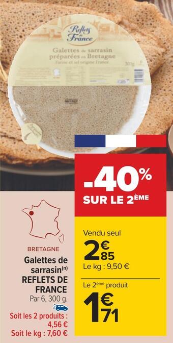 Carrefour Reflets de france galettes de sarrasin offre