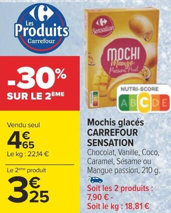 Carrefour Carrefour sensation mochis glacés offre