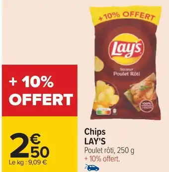 Carrefour Lay's chips offre