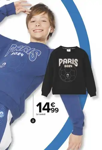 Carrefour Sweat enfant des jeux olympiques de paris 2024 offre