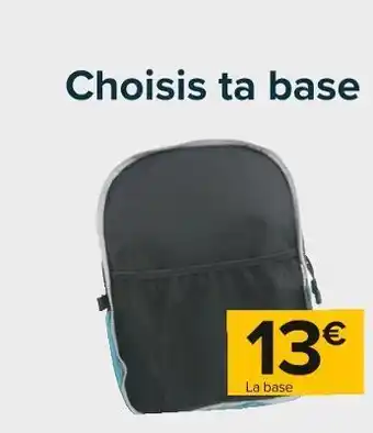 Carrefour Market Sac à dos personnalisable collection enfants offre