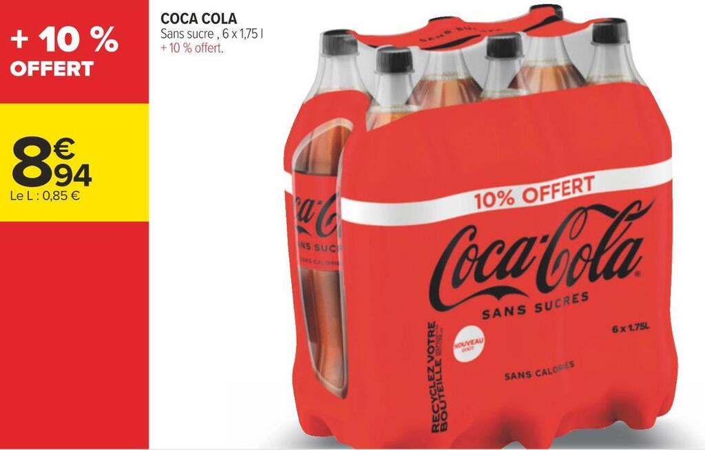 promo canette coca cola carrefour