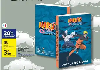 Naruto agenda scolaire