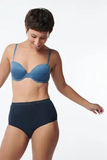 Slip femme haut bleu foncé