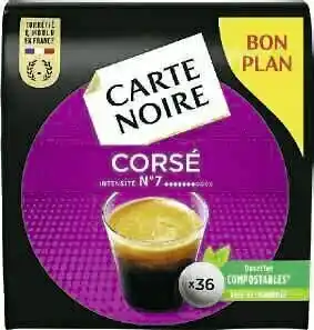 Spar DOSETTES CAFÉ CORSÉ INTENSITÉ N°7 offre