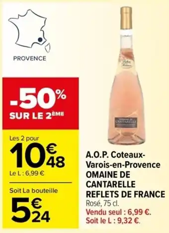 Carrefour Drive A.O.P. Coteaux-Varois-en-Provence offre