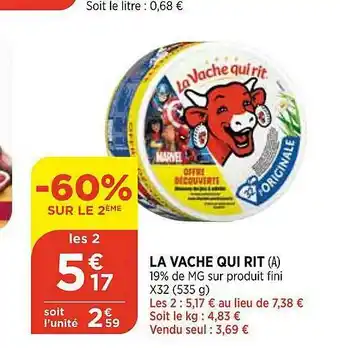 Bi1 La Vache Qui Rit offre