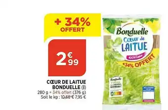 Bi1 Coeur De Laitue Bonduelle offre