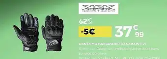 Gants Moto Scooter 1 2 Saison Epi Ksk