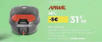 Feu Vert Top Case Noir Arwic offre