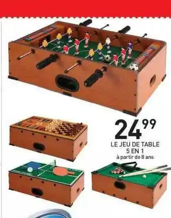 Stokomani Le Jeu De Table 5 En 1 offre
