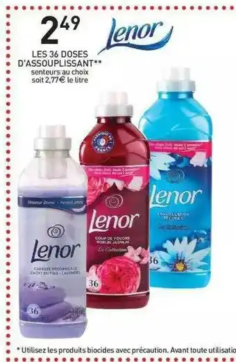 Stokomani Les 36 Doses D'assouplissant Lenor offre