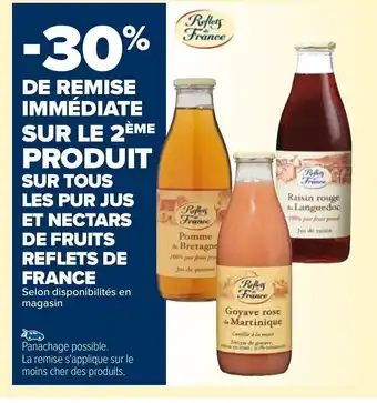 Carrefour DE REMISE IMMÉDIATE SUR LE 2ÈME PRODUIT offre