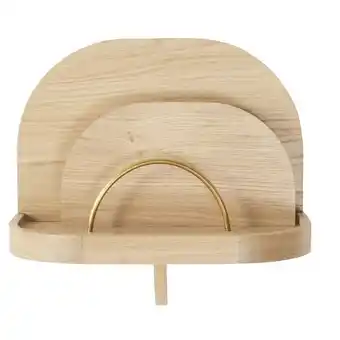Table de chevet murale bicolore