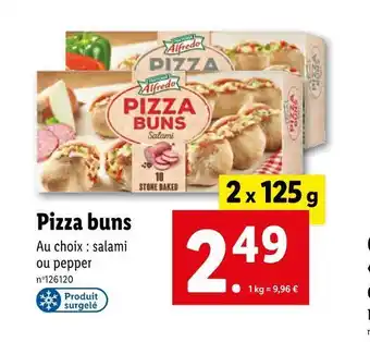 Lidl Alfredo pizza buns offre