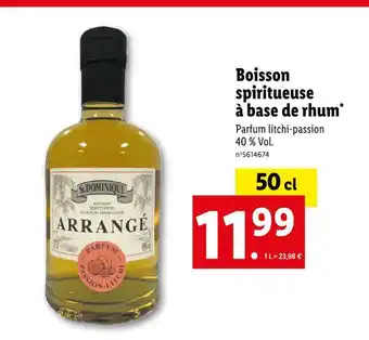 Lidl St. dominique boisson spiritueuse à base de rhum offre