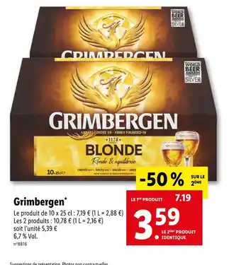 Lidl Grimbergen grimbergen offre