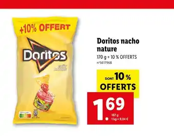 Lidl Doritos nacho offre