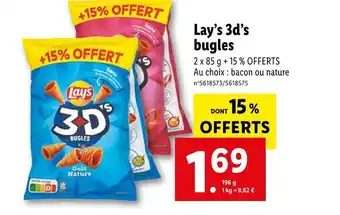 Lidl Lay’s lay’s 3d’s bugles offre
