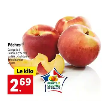 Lidl Pêches offre
