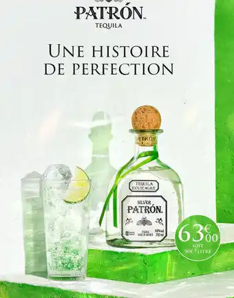 Patron silver tequila 100% de agave