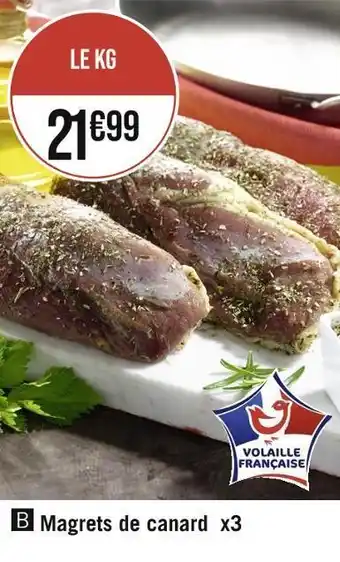 Casino Supermarchés Magrets de canard offre