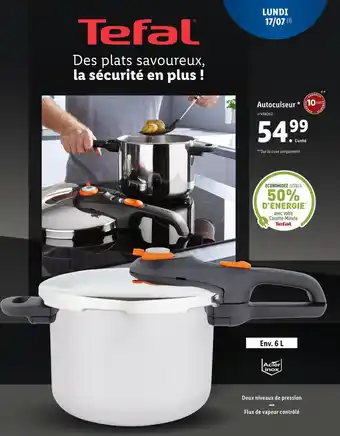 Lidl Tefal autocuiseur offre